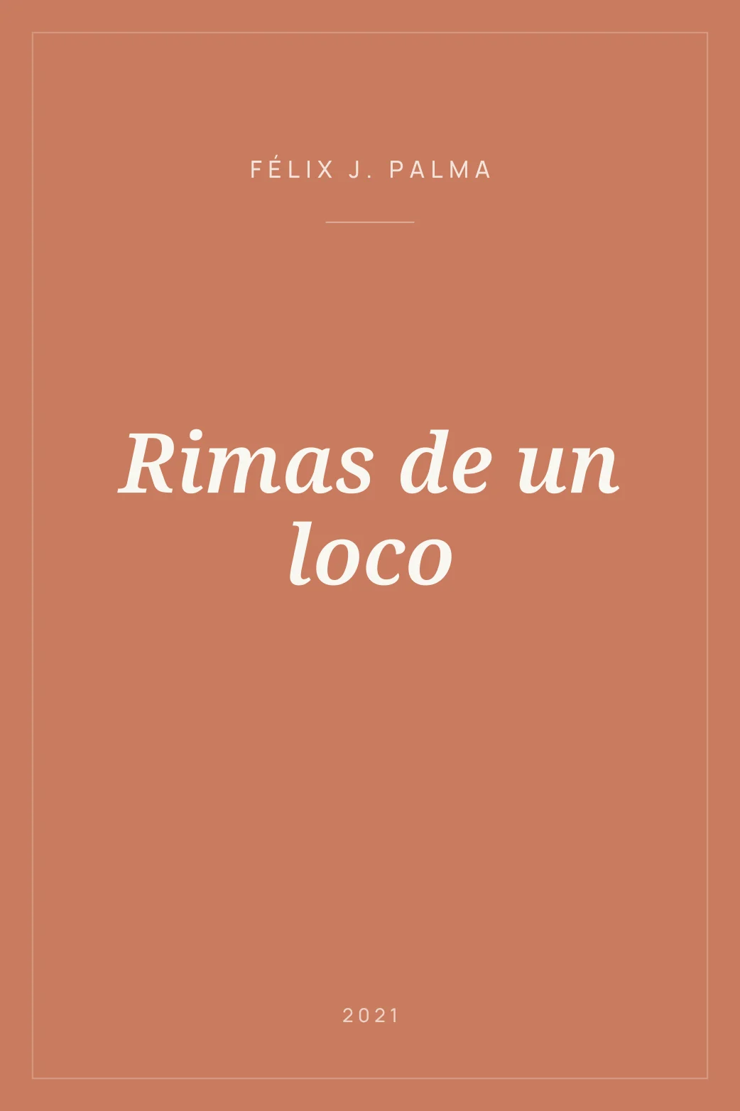 Portada de Rimas de un loco