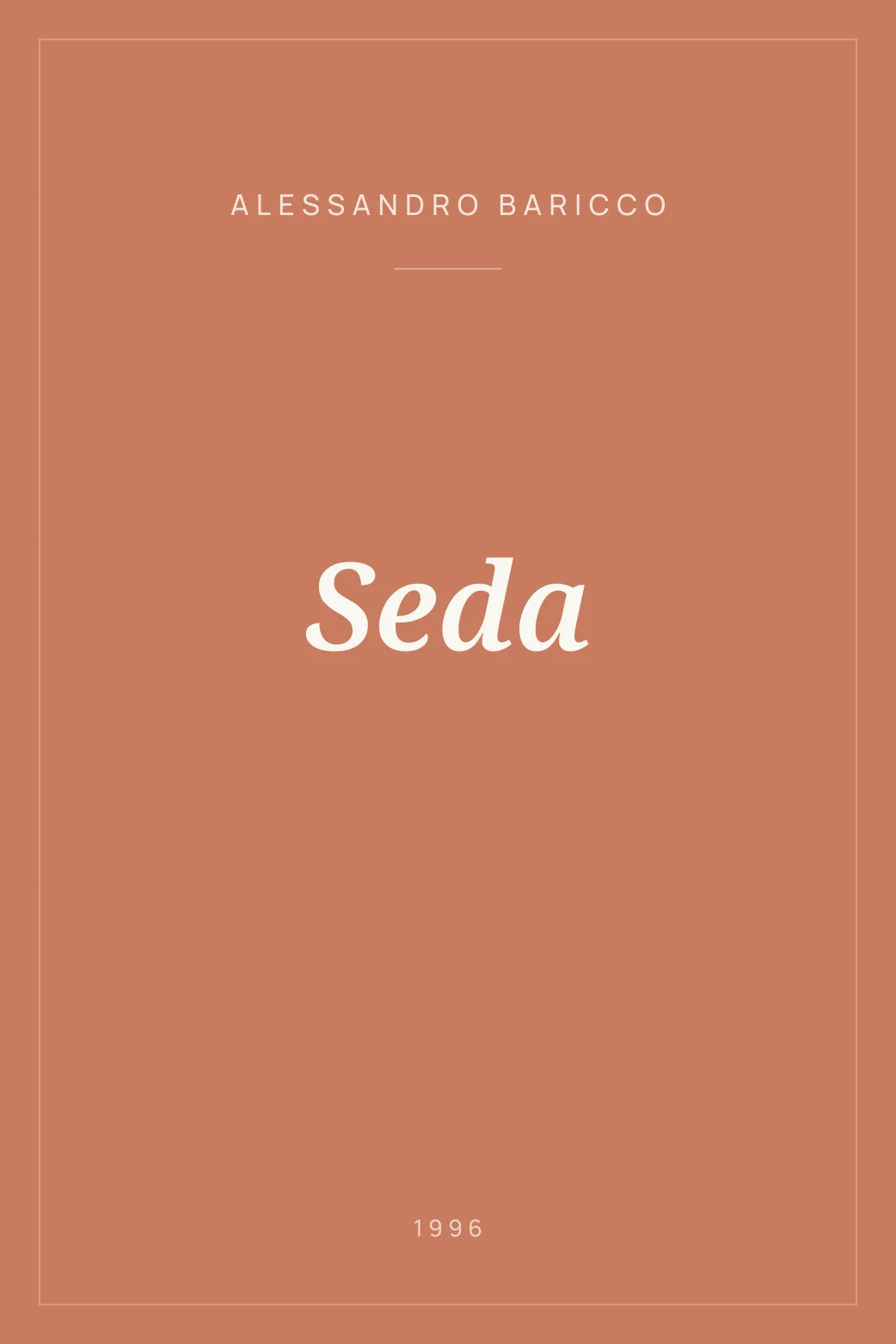 Portada de Seda