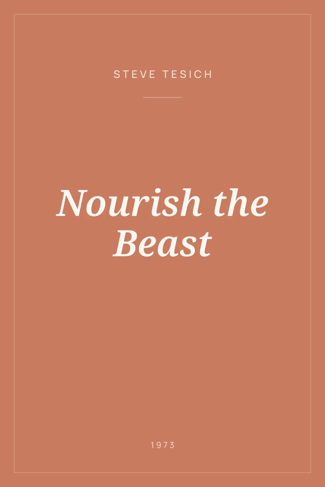 Portada de Nourish the Beast
