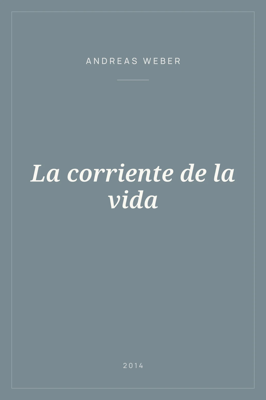 Portada de La corriente de la vida