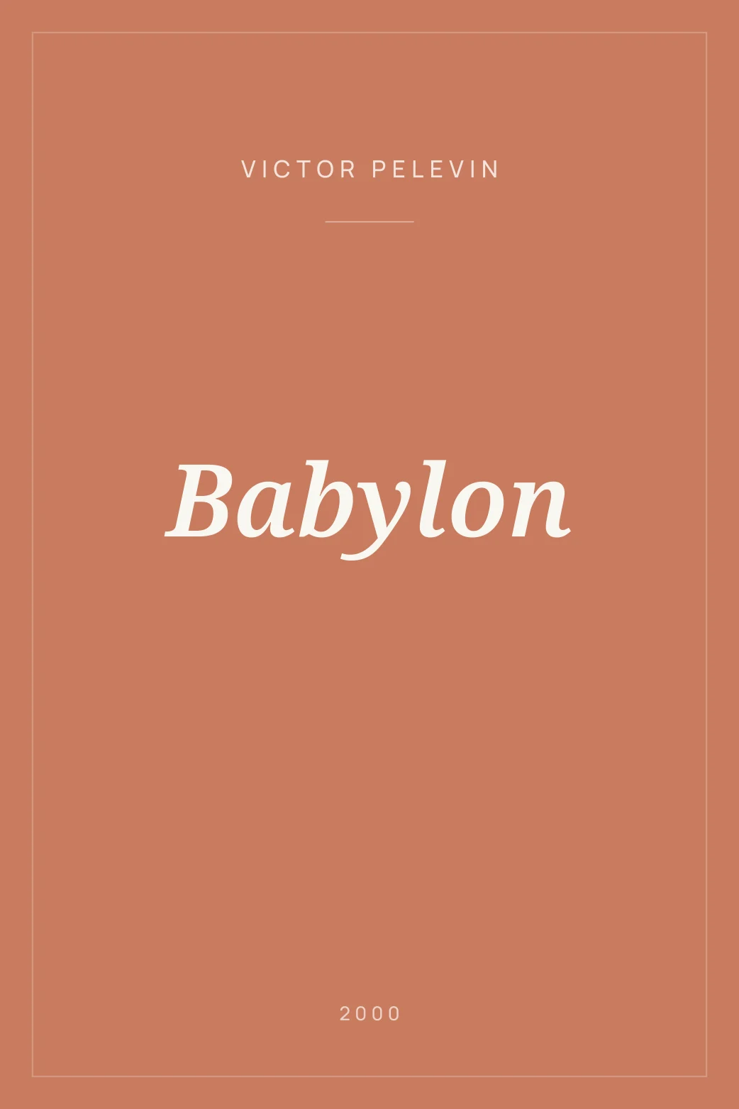 Portada de Babylon