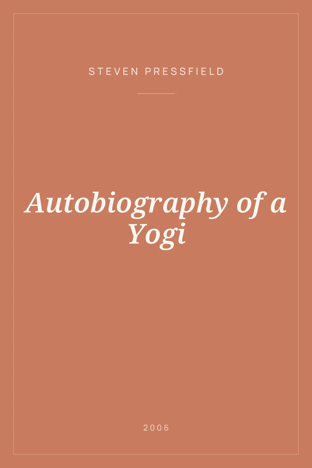 Portada de Autobiography of a Yogi