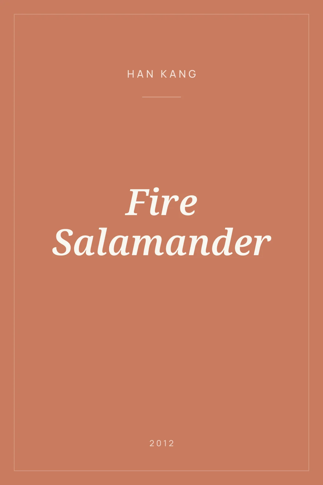 Portada de Fire Salamander