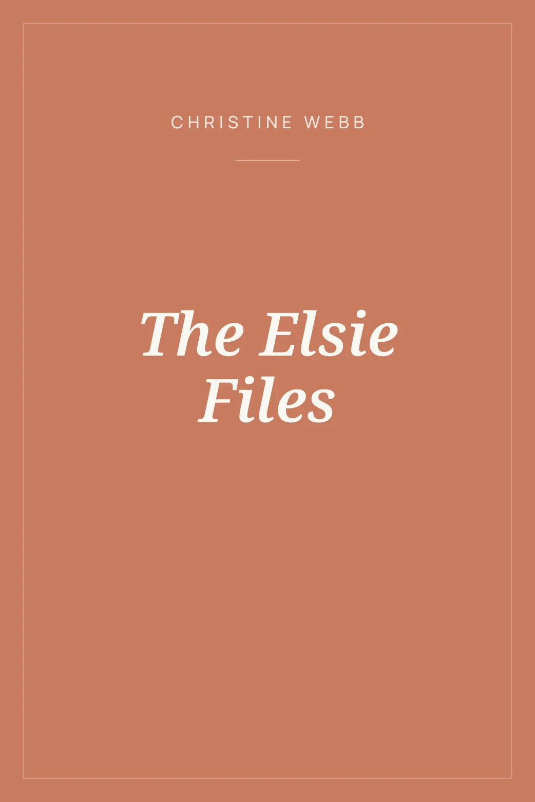 Portada de The Elsie Files
