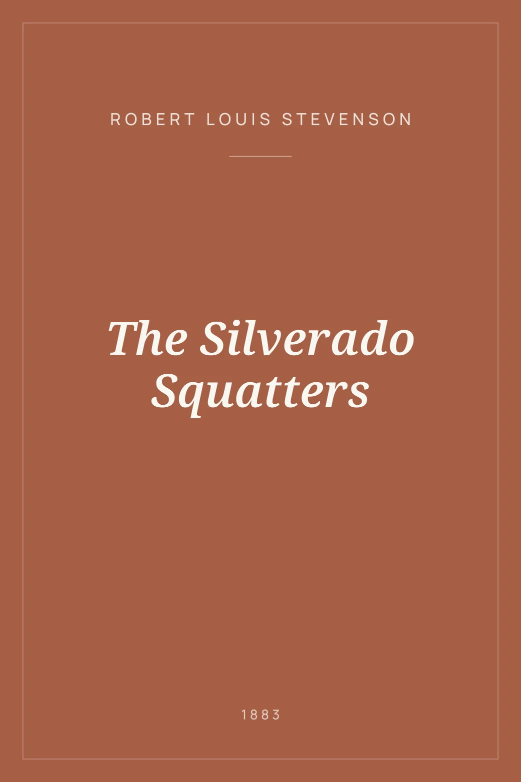 Portada de The Silverado Squatters