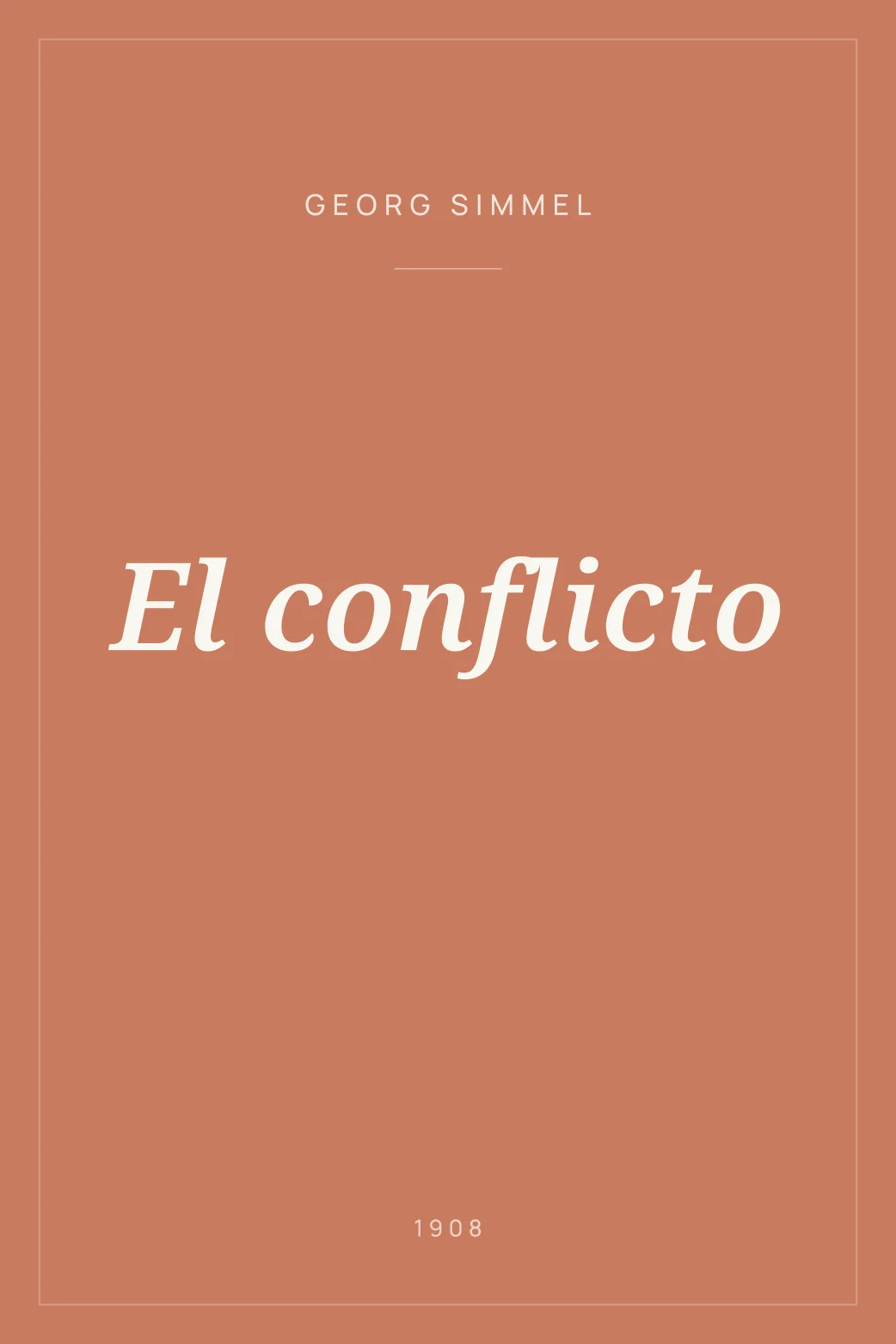 Portada de El conflicto