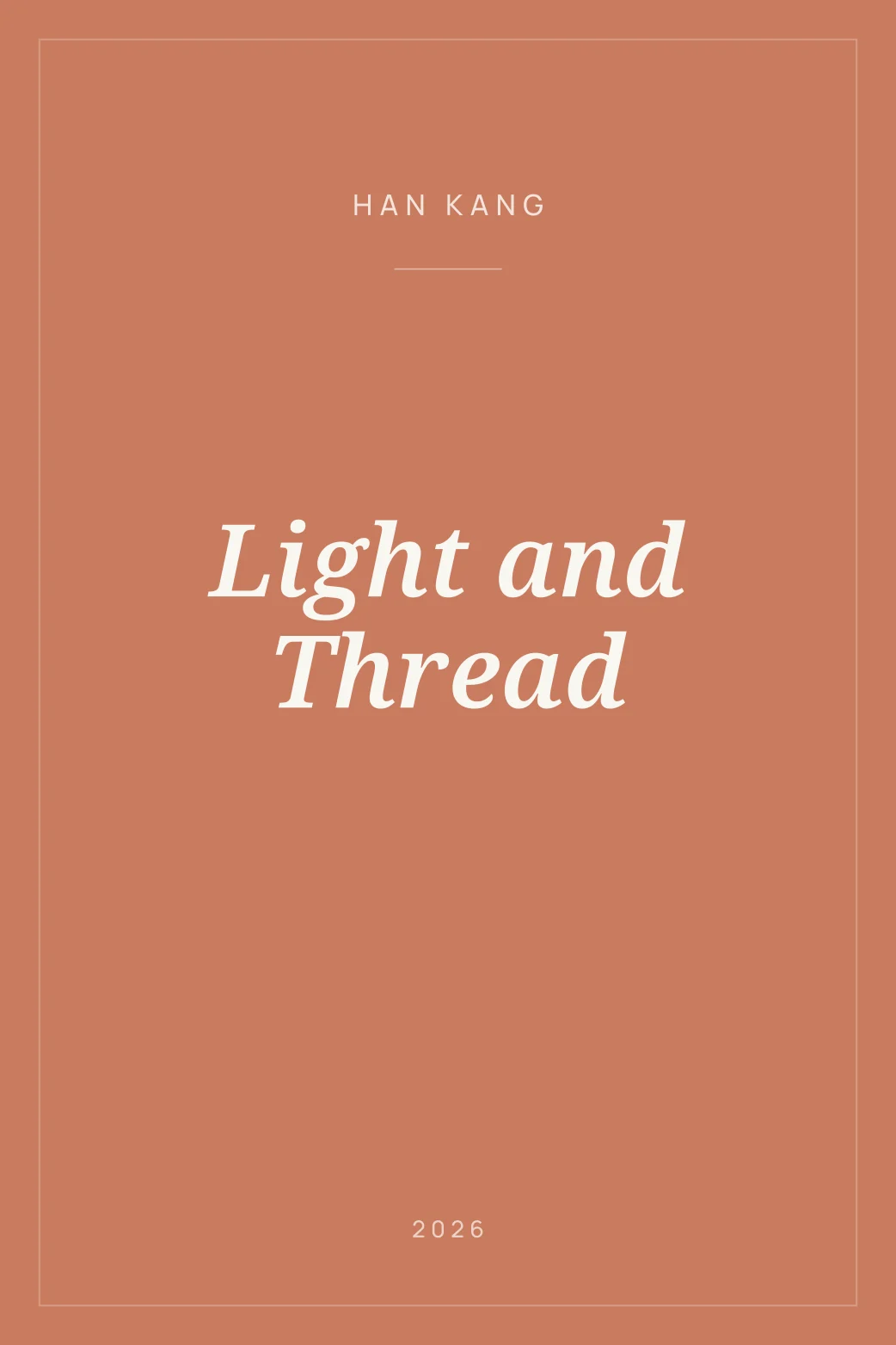 Portada de Light and Thread