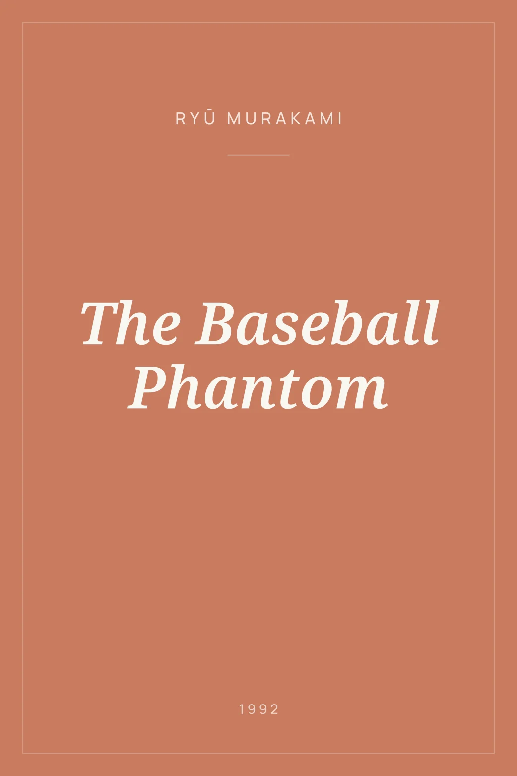 Portada de The Baseball Phantom