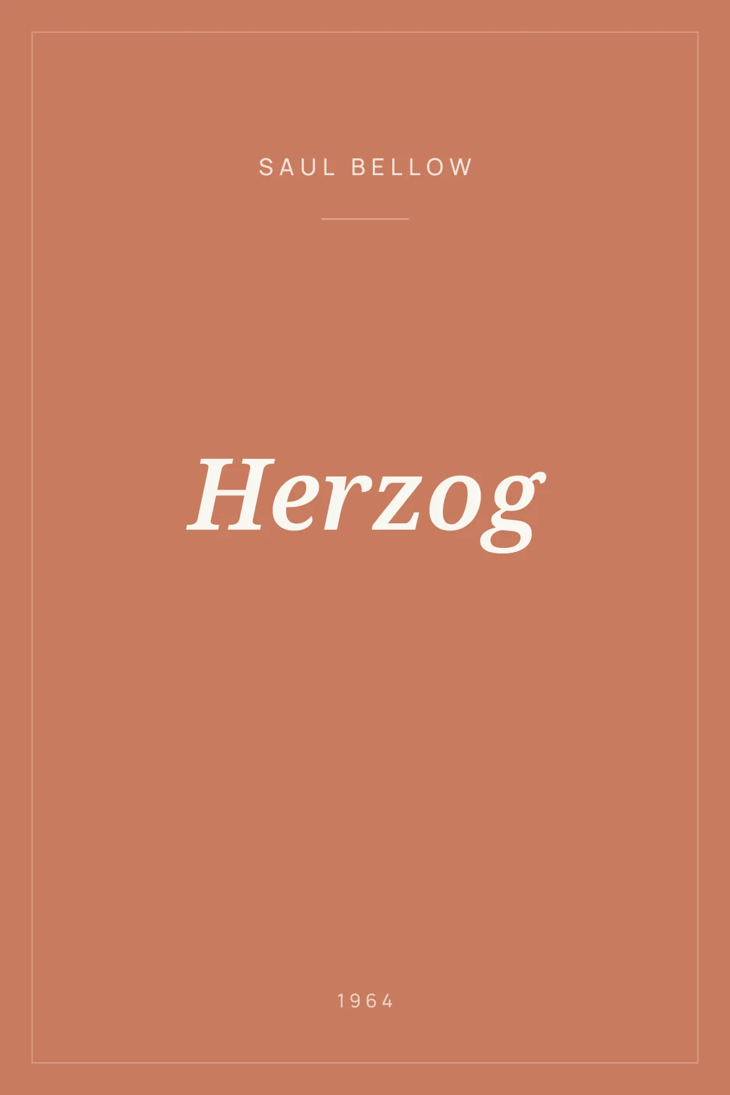 Portada de Herzog