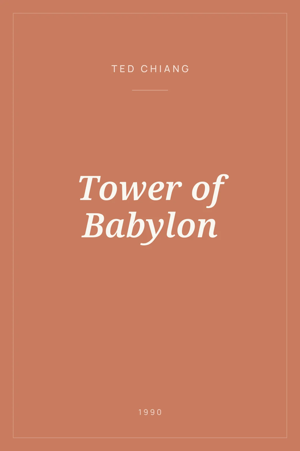 Portada de Tower of Babylon