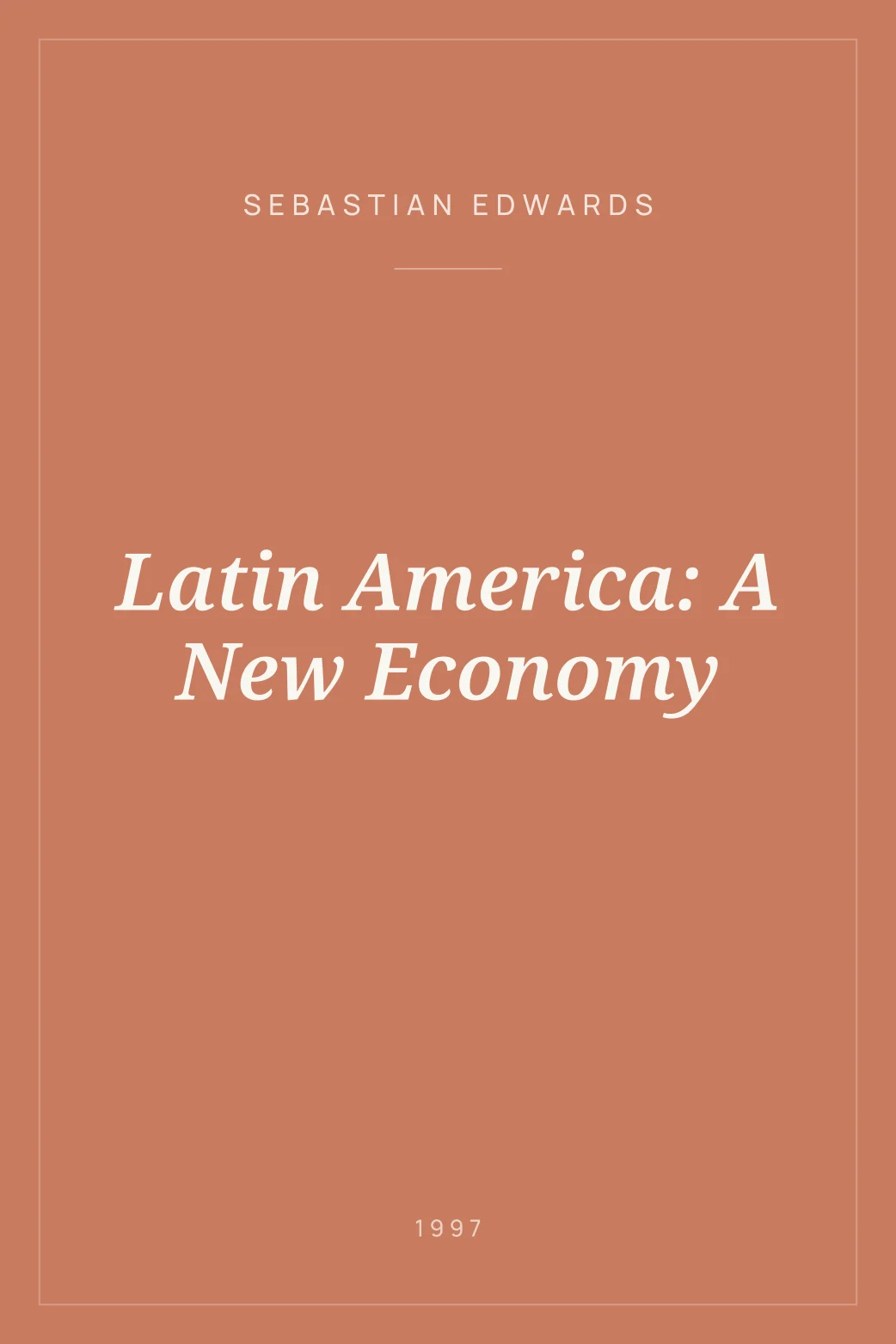 Portada de Latin America: A New Economy