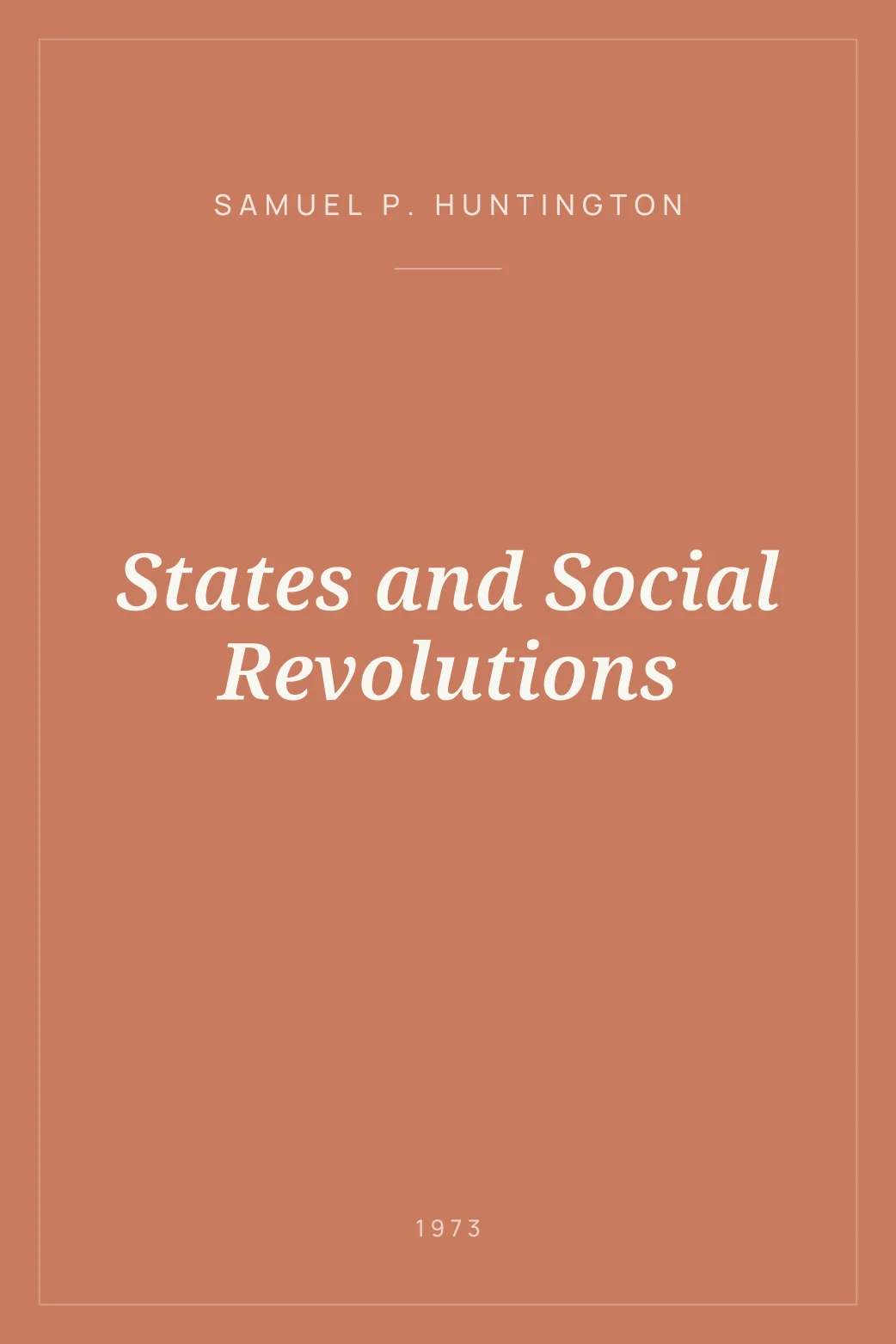 Portada de States and Social Revolutions