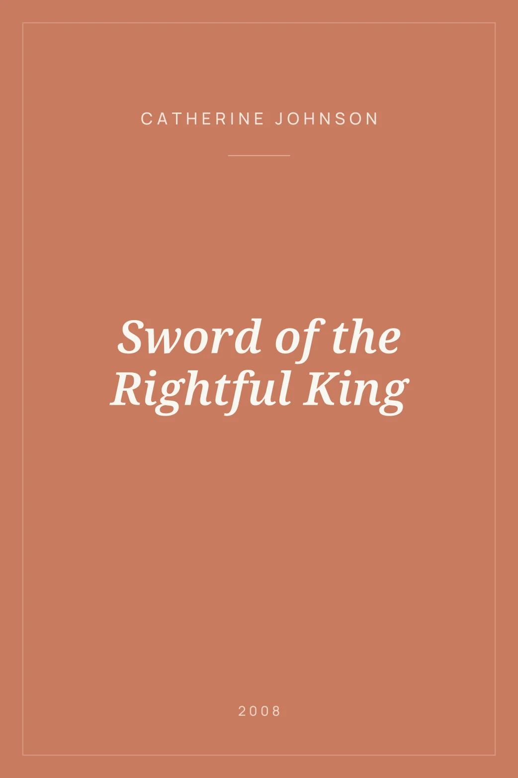 Portada de Sword of the Rightful King