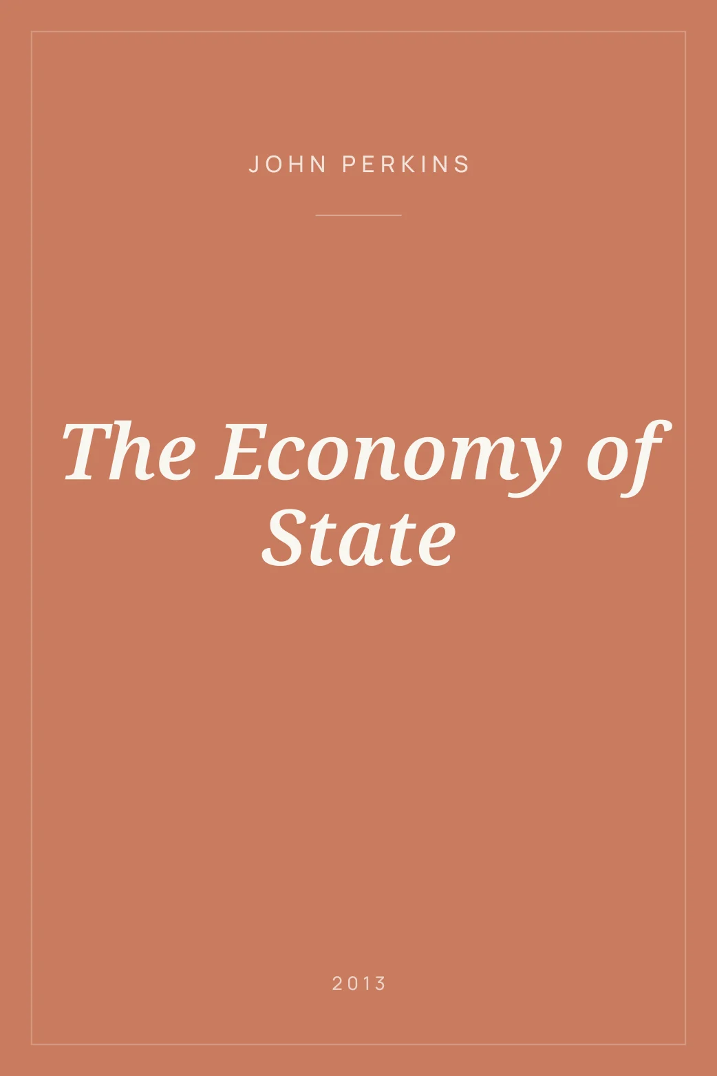 Portada de The Economy of State