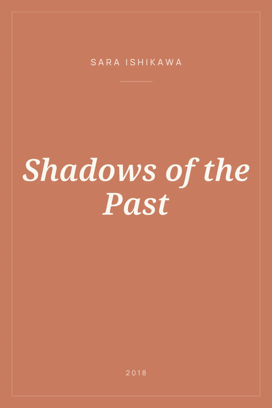 Portada de Shadows of the Past