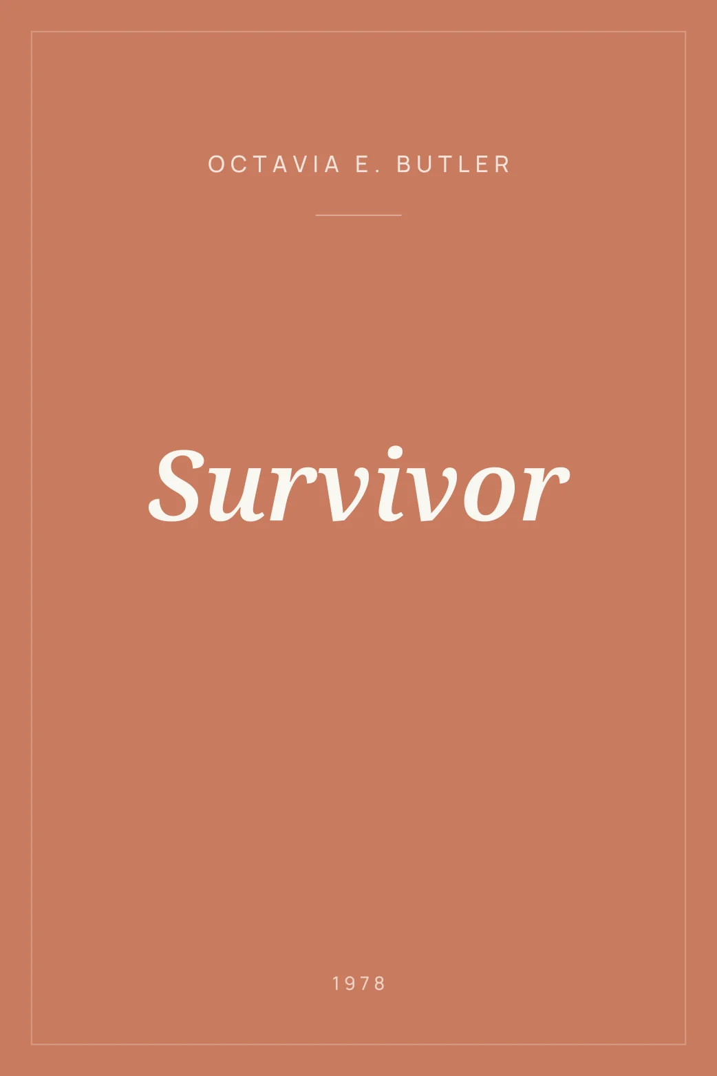 Portada de Survivor