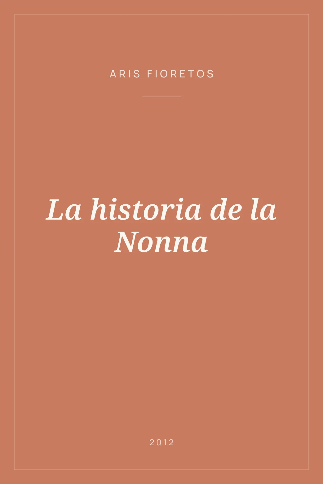 Portada de La historia de la Nonna