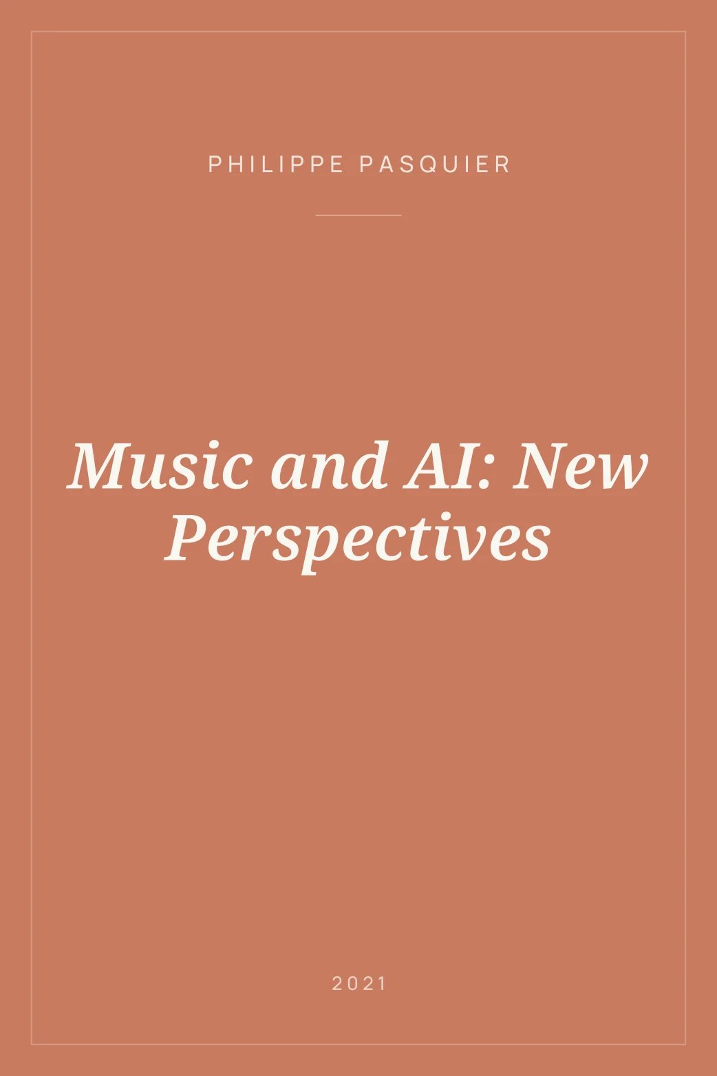 Portada de Music and AI: New Perspectives
