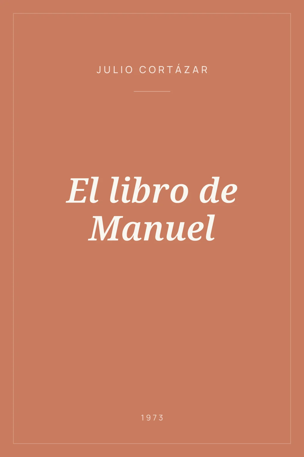 Portada de El libro de Manuel