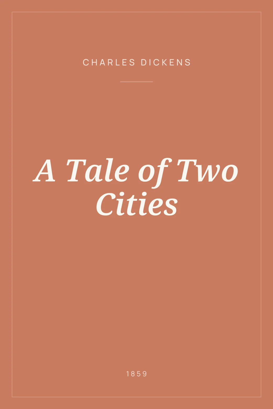 Portada de A Tale of Two Cities