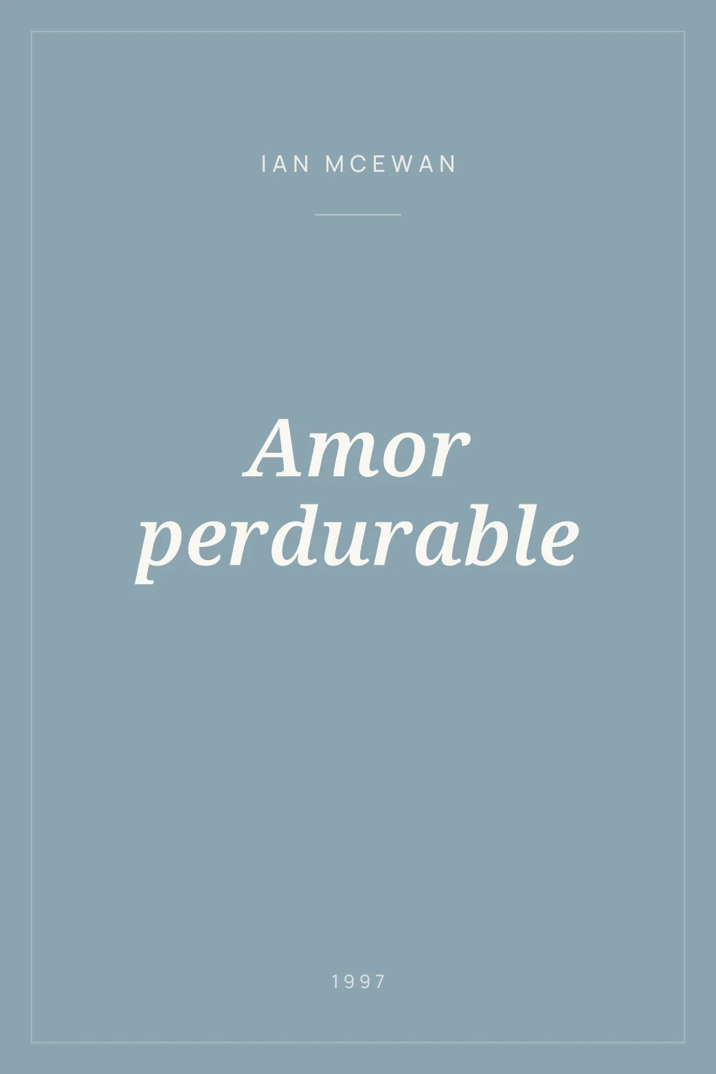 Portada de Amor perdurable
