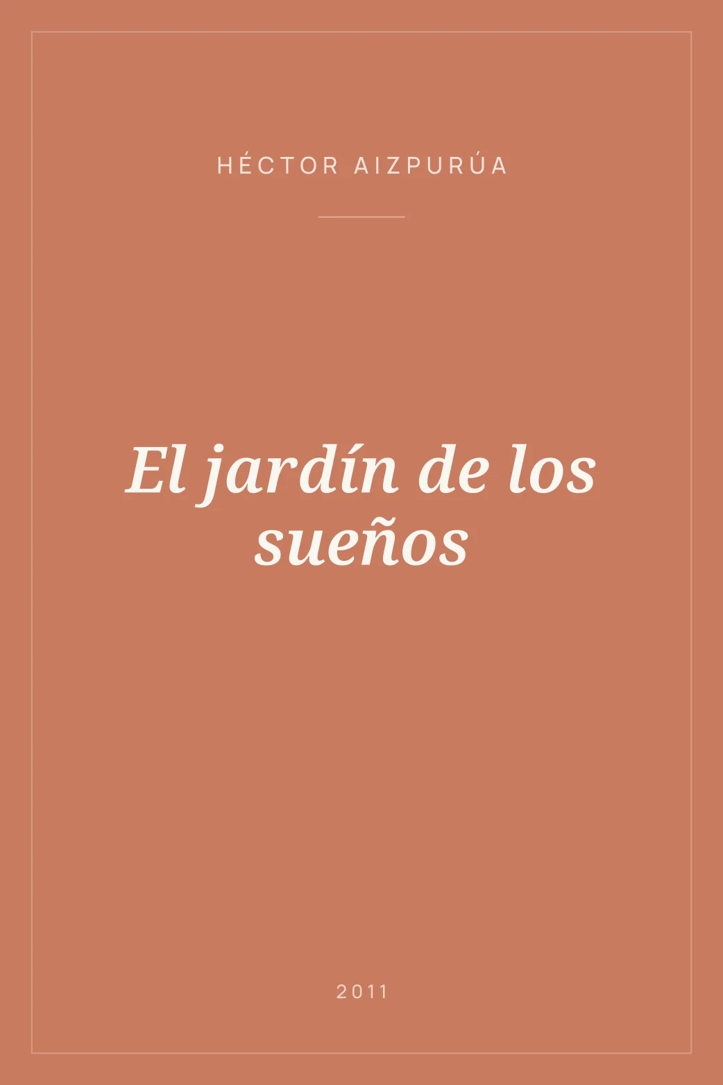 Portada de El jardín de los sueños