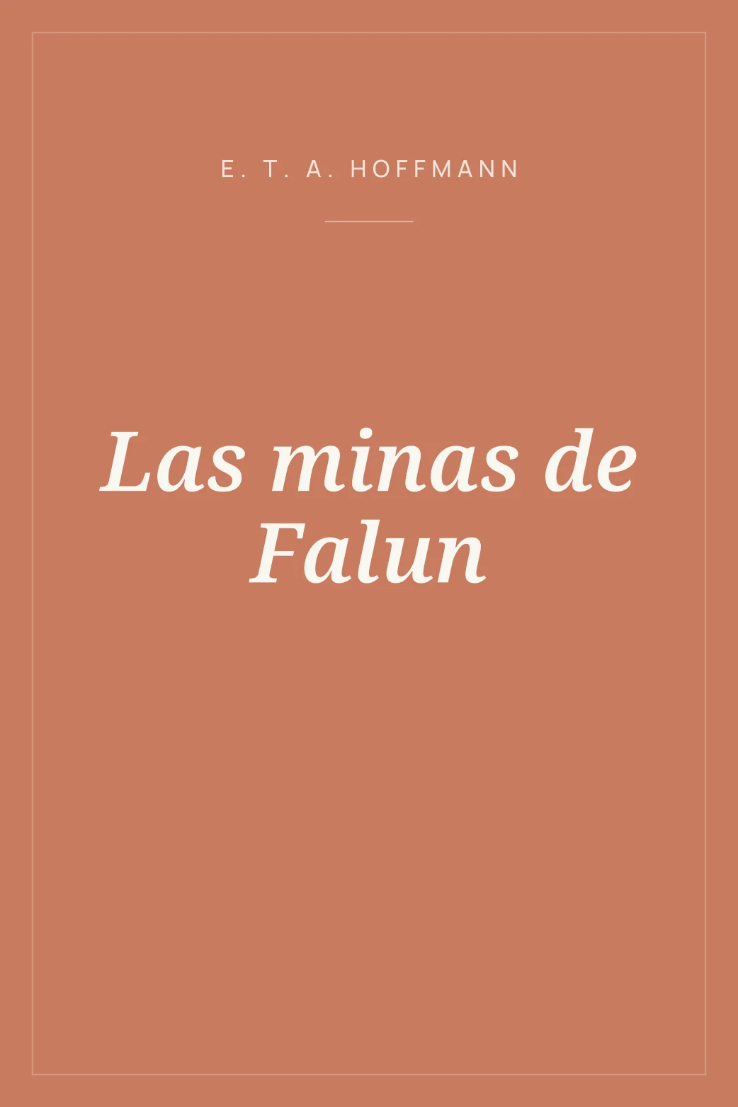 Portada de Las minas de Falun