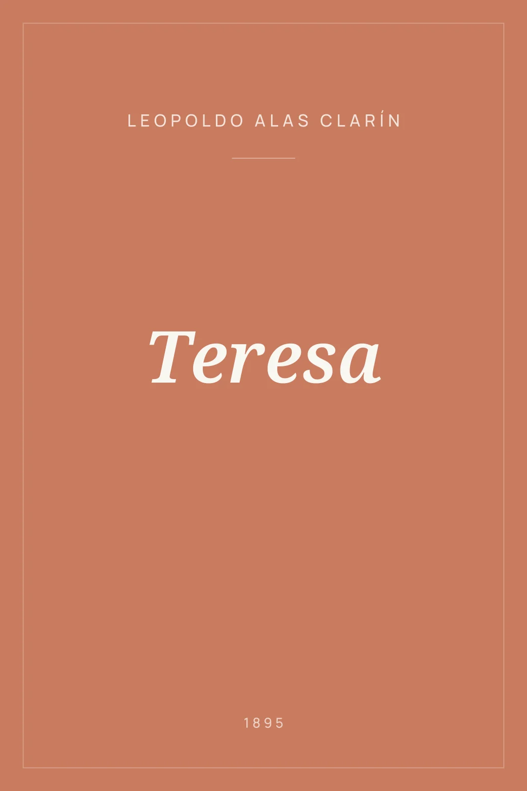 Portada de Teresa