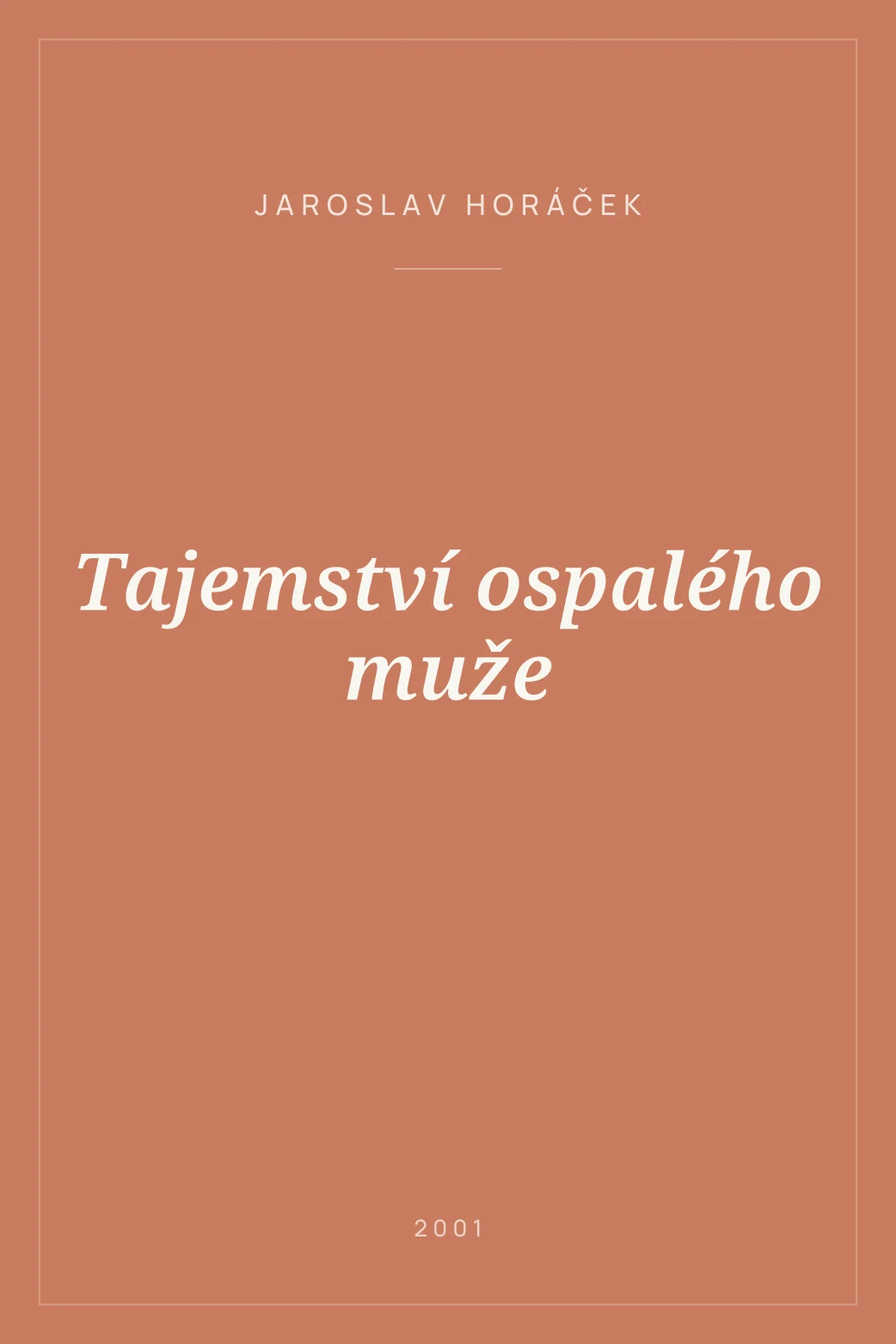 Portada de Tajemství ospalého muže