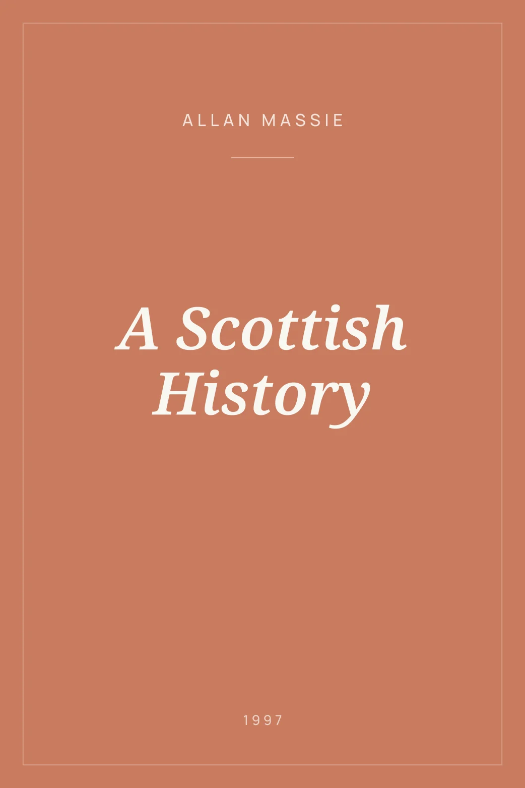 Portada de A Scottish History