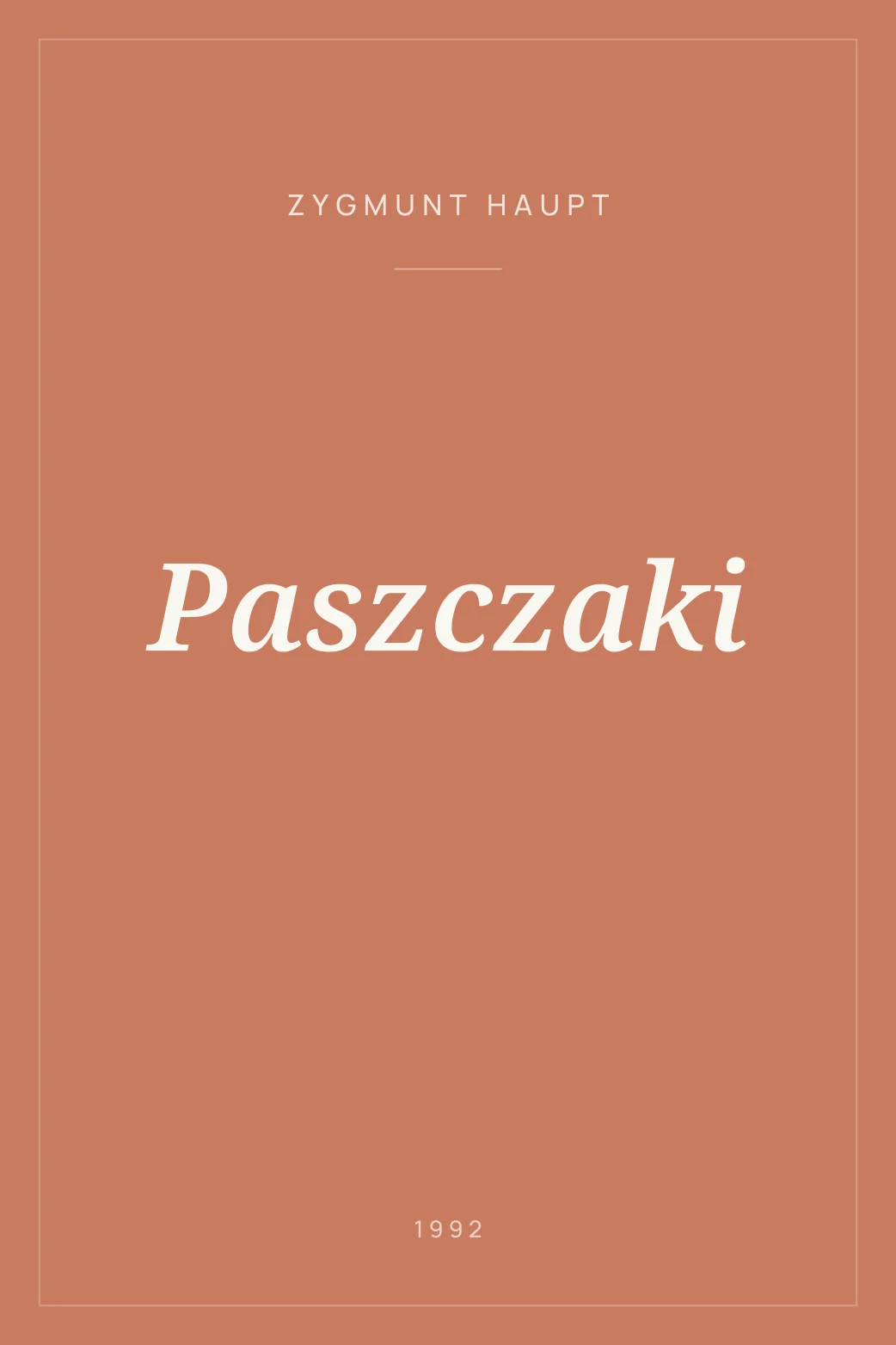Portada de Paszczaki