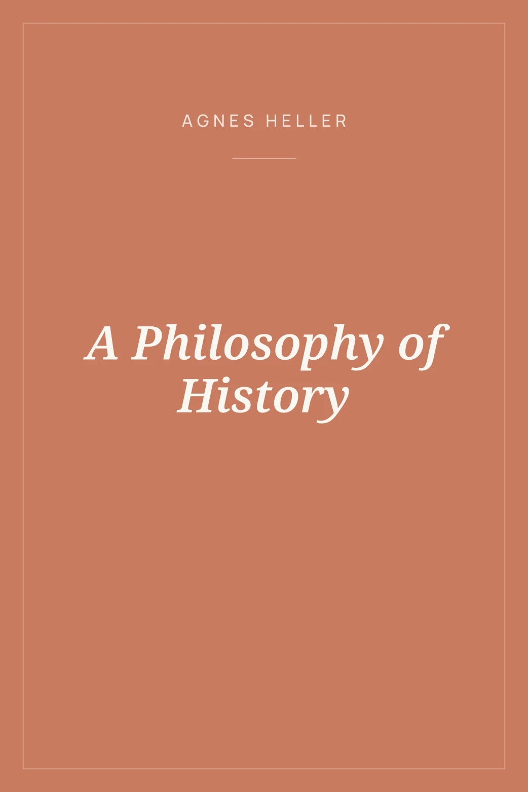 Portada de A Philosophy of History