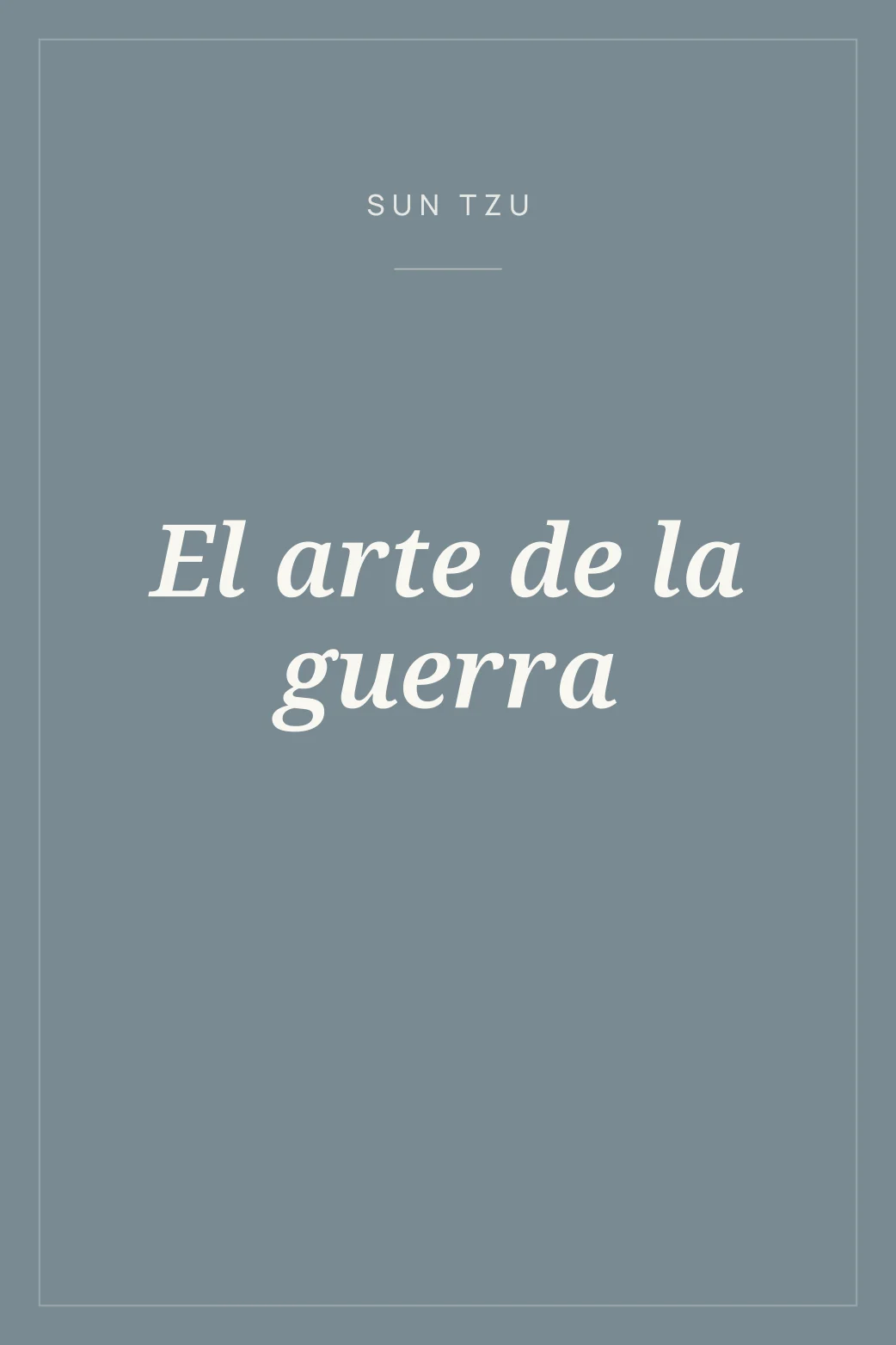 Portada de El arte de la guerra