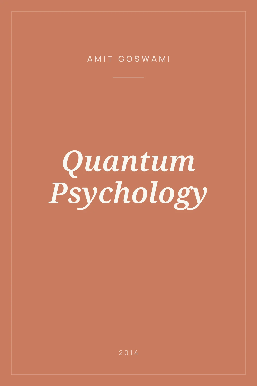 Portada de Quantum Psychology