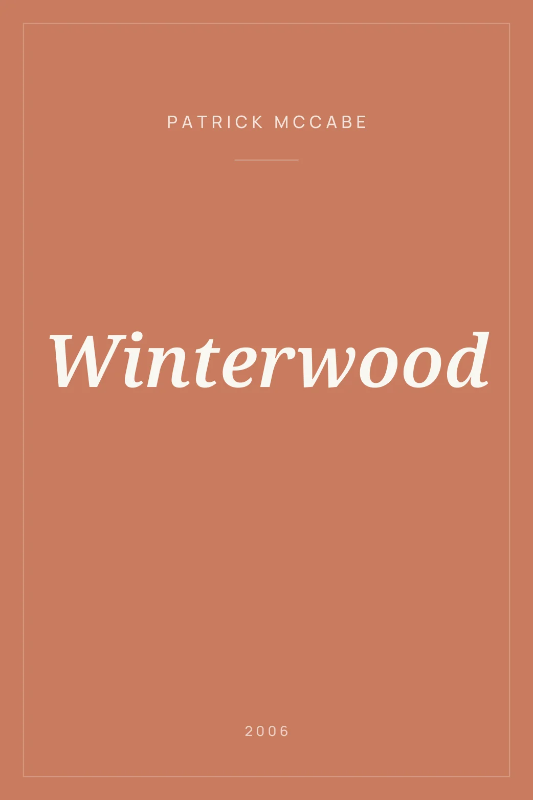 Portada de Winterwood