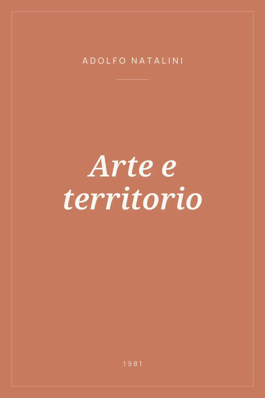 Portada de Arte e territorio