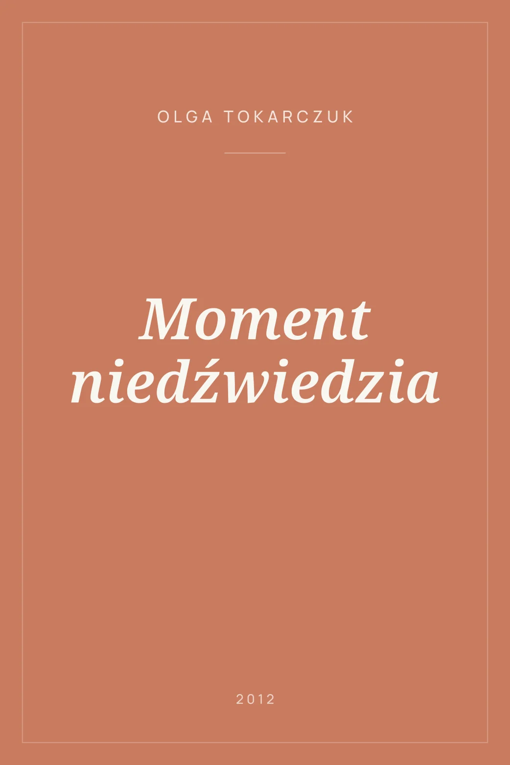 Portada de Moment niedźwiedzia