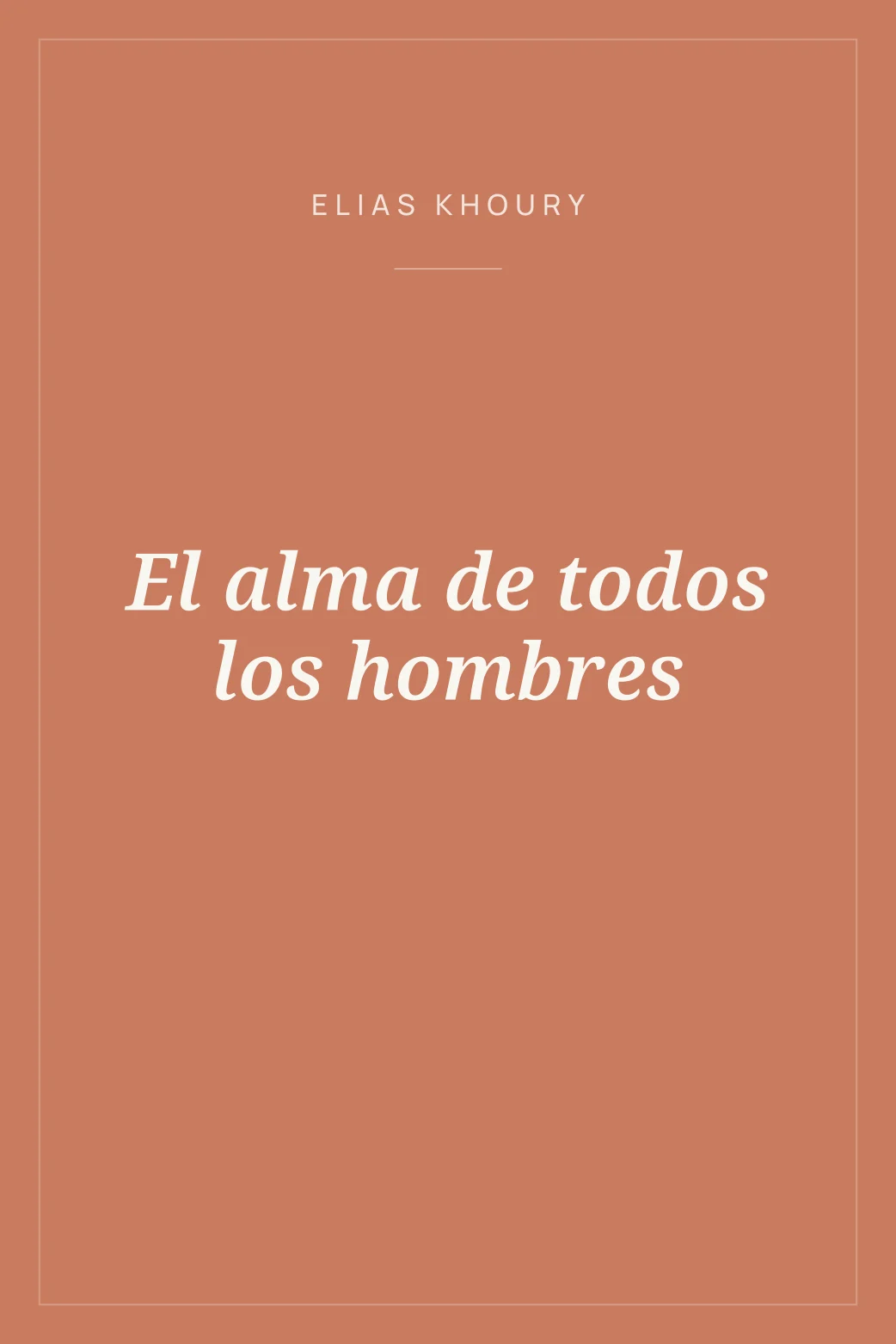 Portada de El alma de todos los hombres