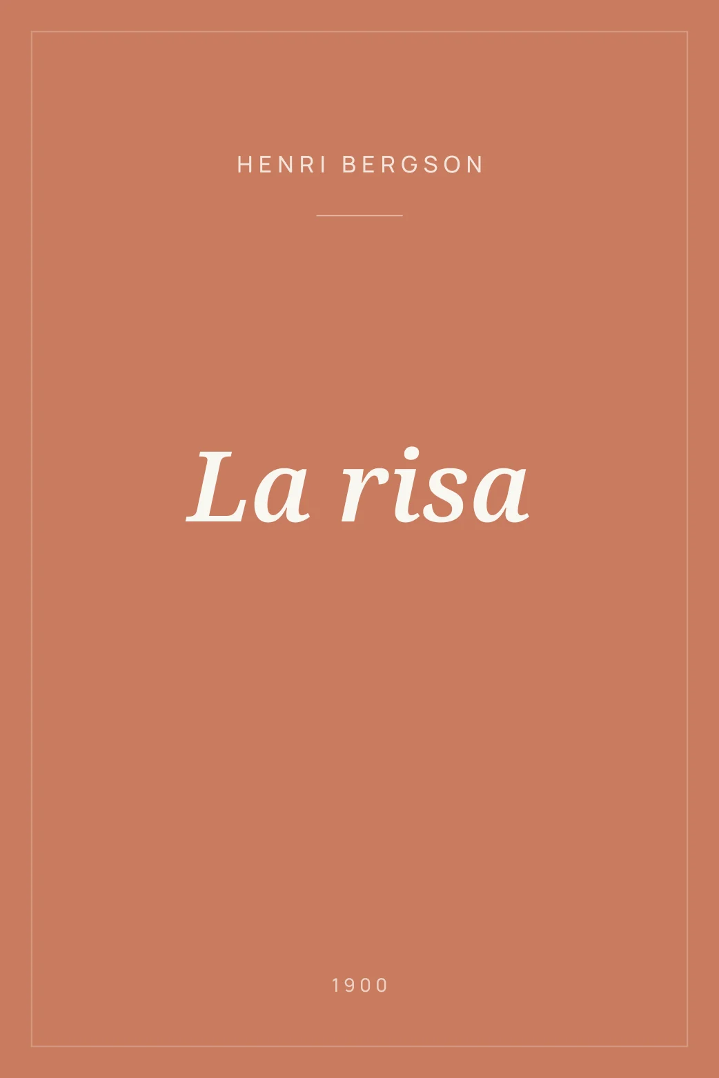 Portada de La risa