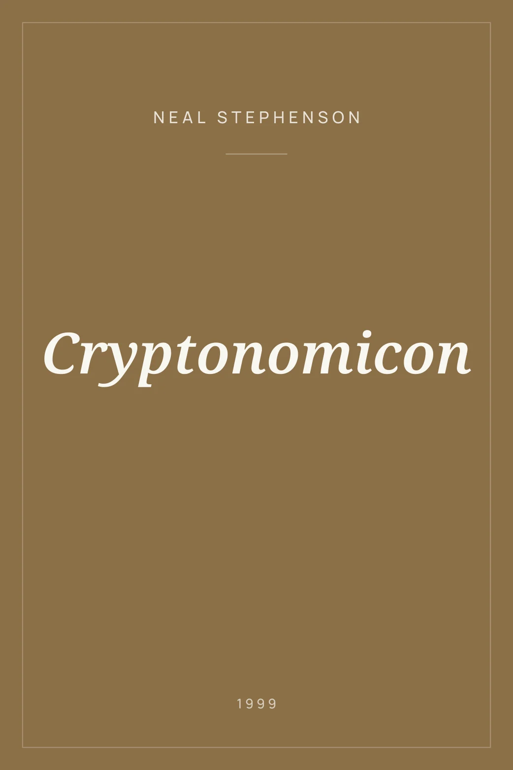 Portada de Cryptonomicon