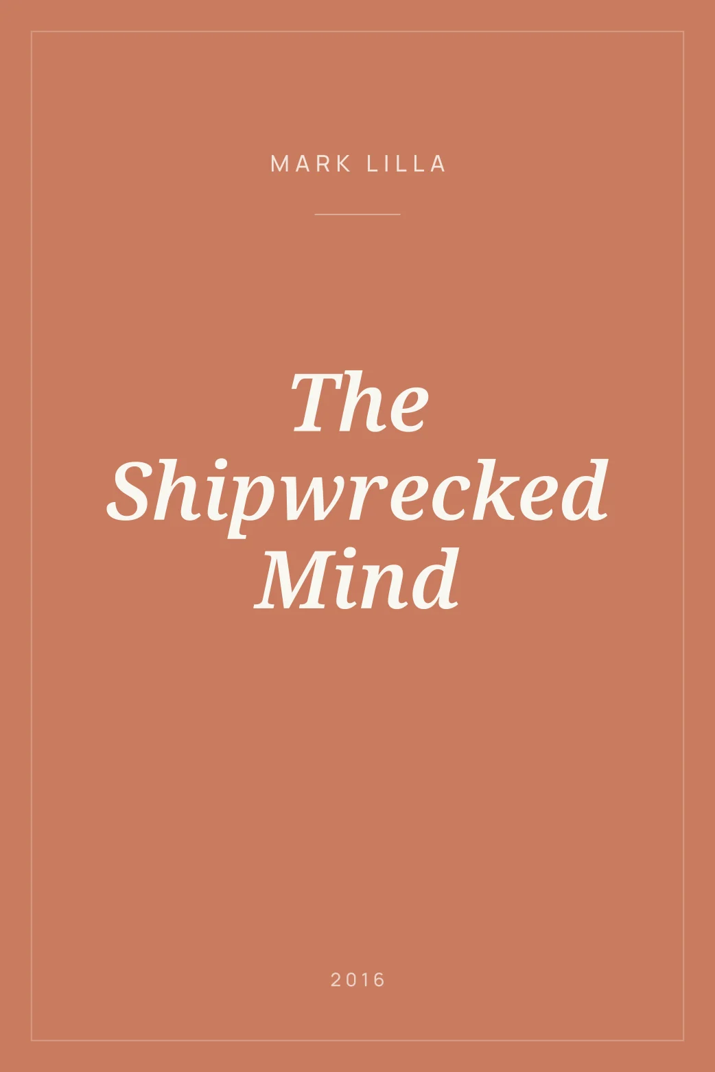 Portada de The Shipwrecked Mind