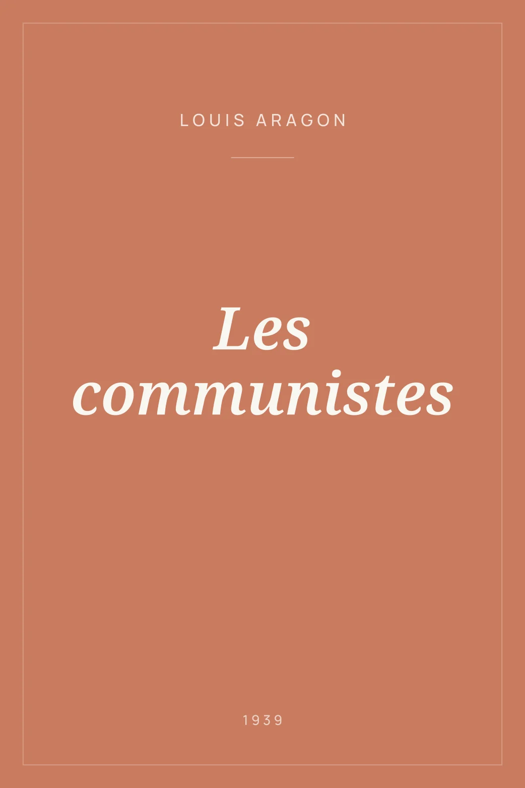 Portada de Les communistes