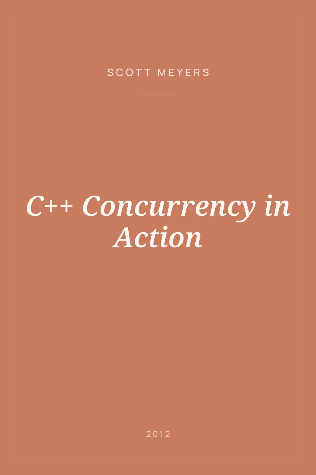 Portada de C++ Concurrency in Action