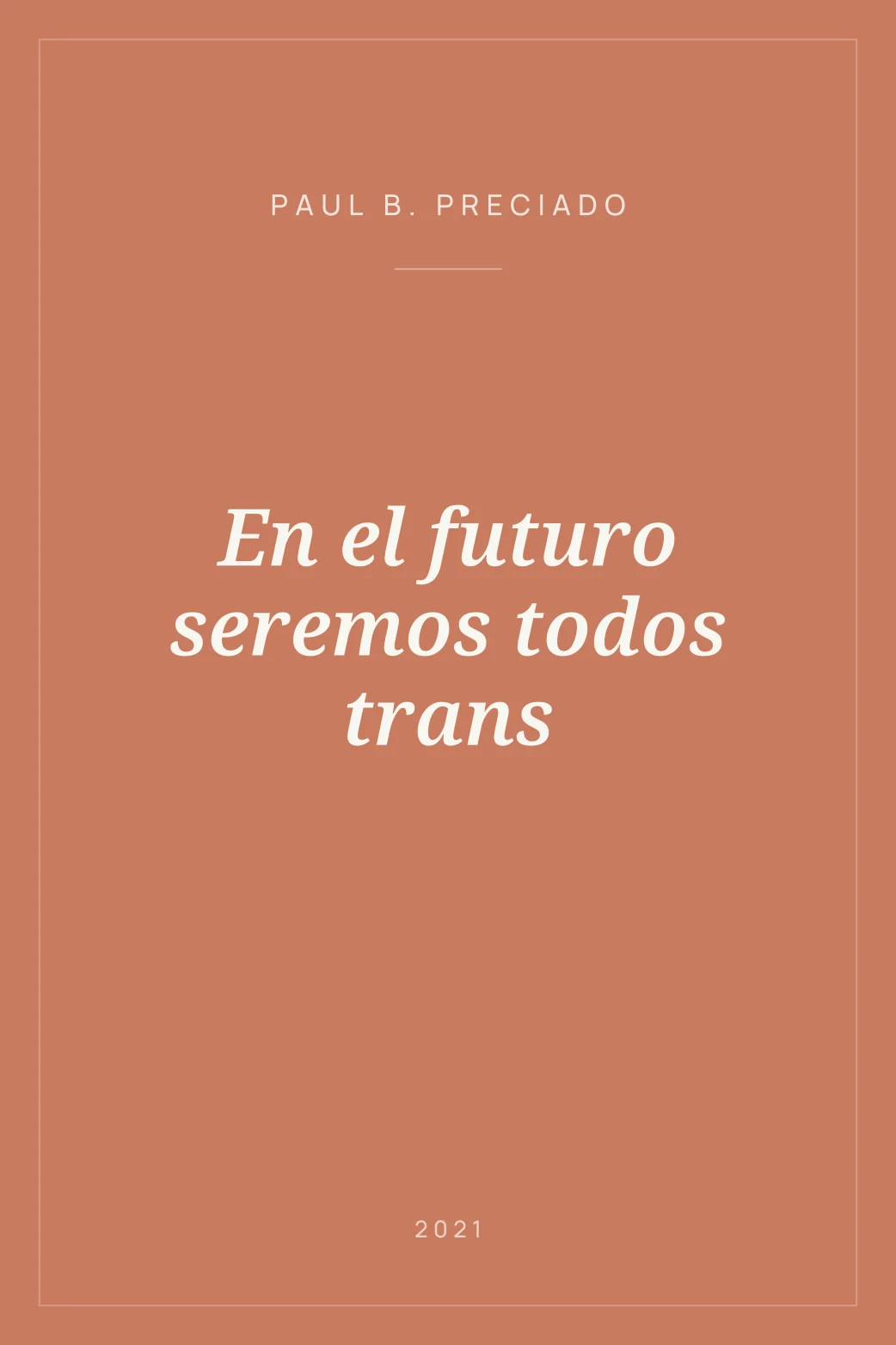 Portada de En el futuro seremos todos trans