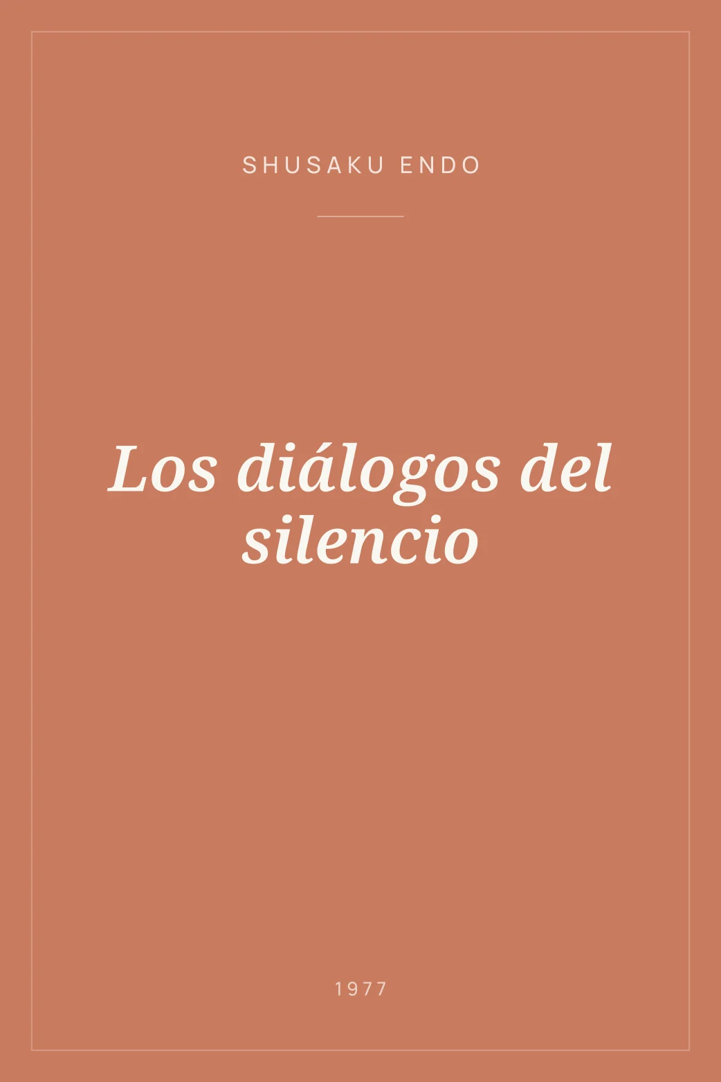 Portada de Los diálogos del silencio