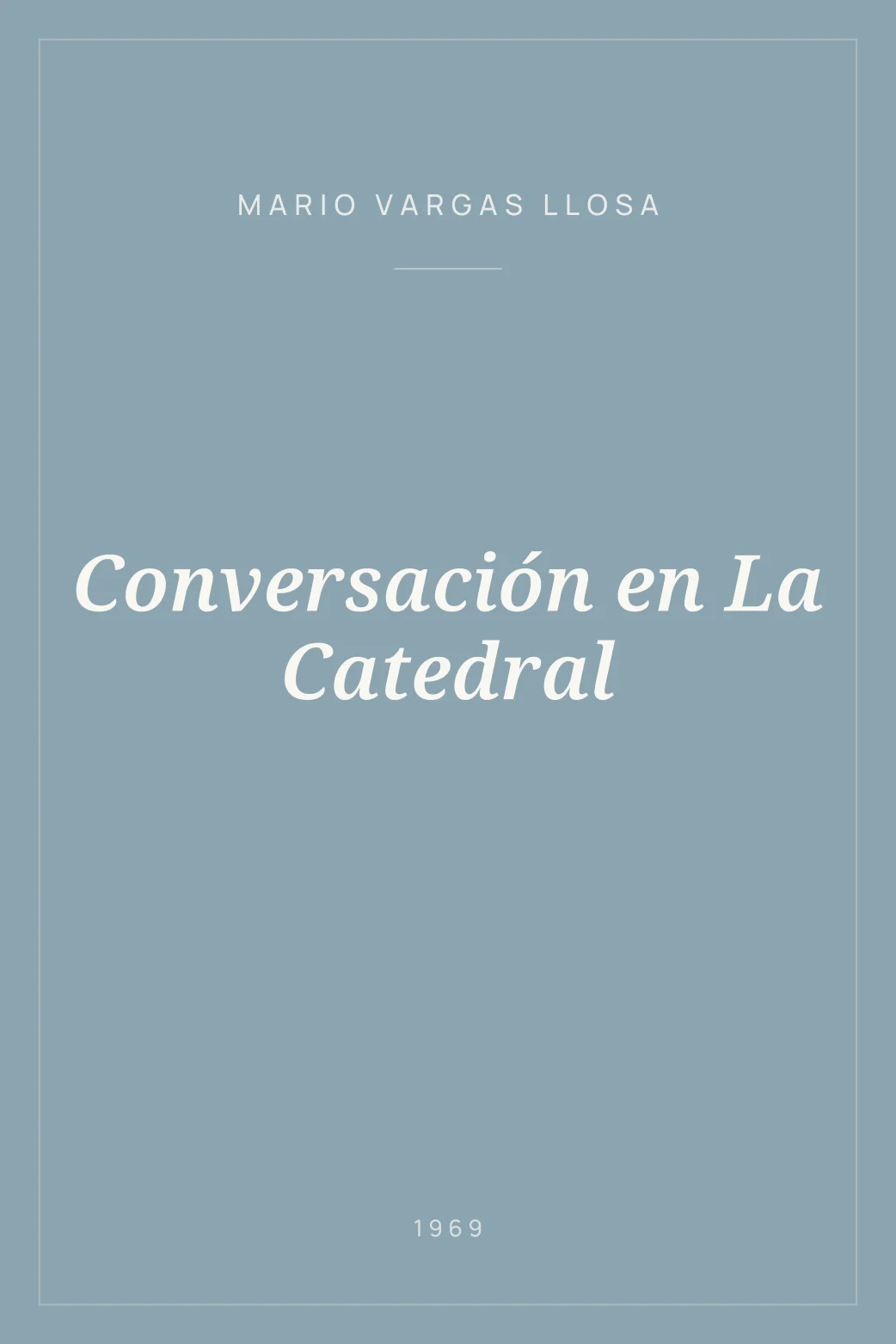 Portada de Conversación en La Catedral