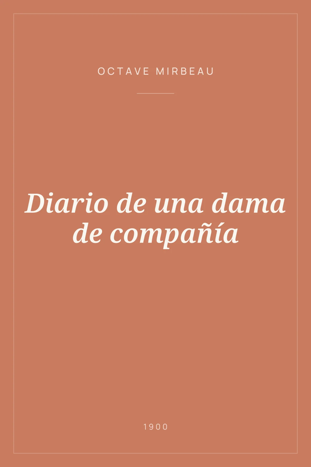 Portada de Diario de una dama de compañía