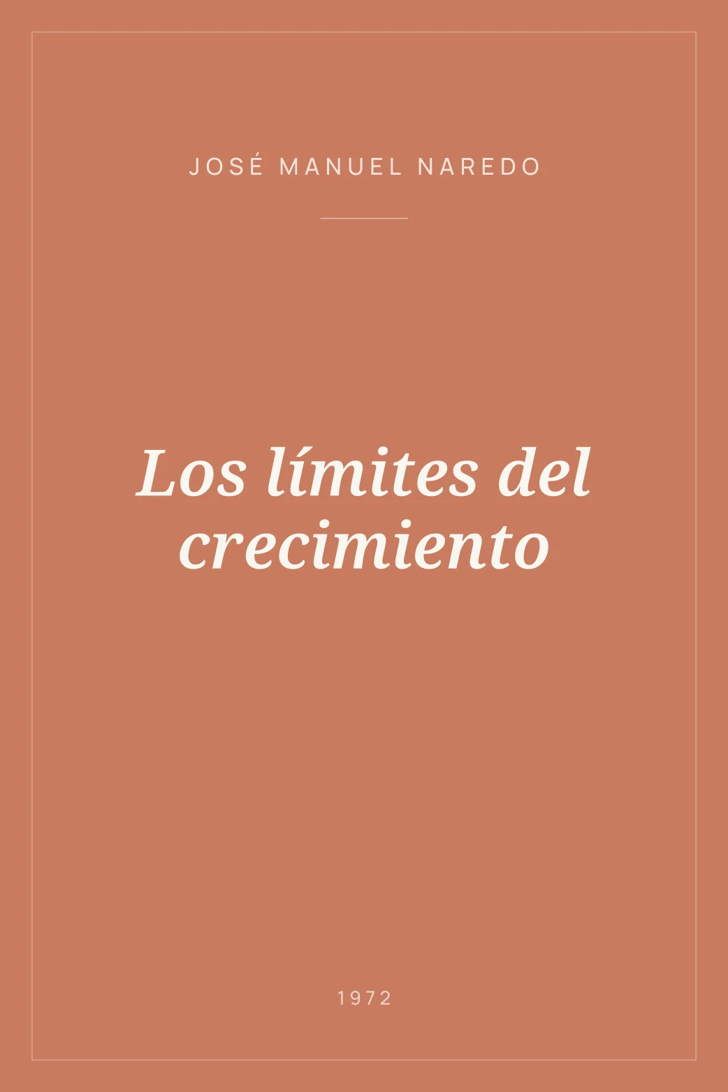 Portada de Los límites del crecimiento