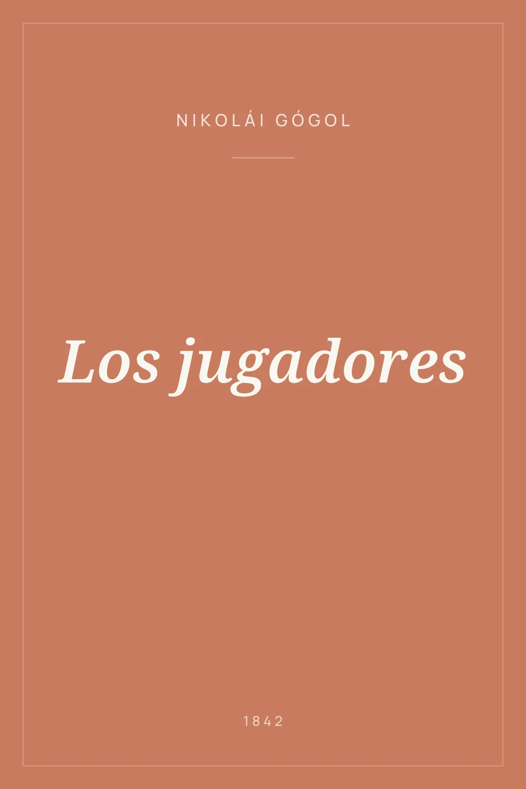 Portada de Los jugadores