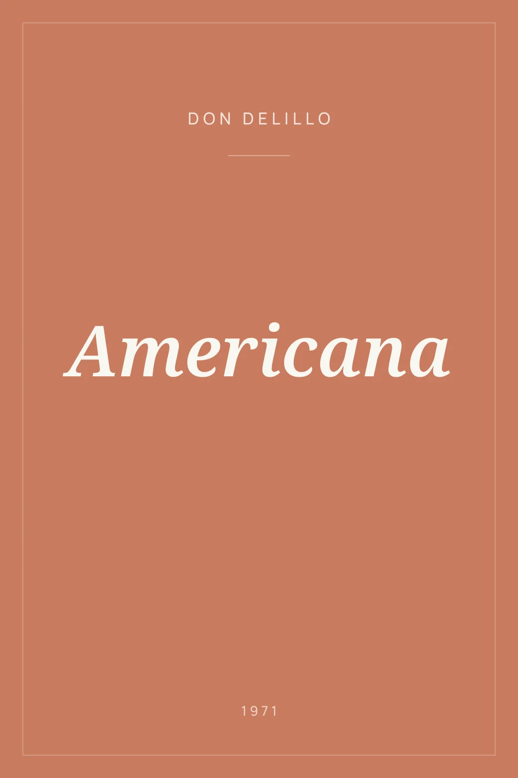 Portada de Americana